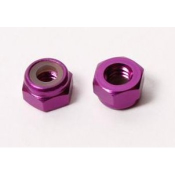 30020040P  M4 Aluminum Nylon Nut (Purple)
